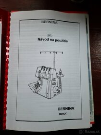 Overlockový šijací stroj BERNINA 1300DC - nepoužitý - 12