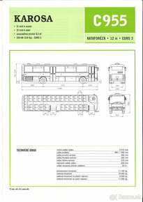Prospekty - Autobusy Karosa 6 - 12