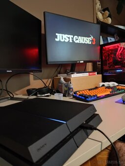 PS 4 SONY konzola, 2 originál ovládače 861 gb uložisko + hry - 12