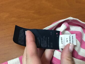 TOMMY HILFIGER originál nová kolekcia pasikave tricko L - 12