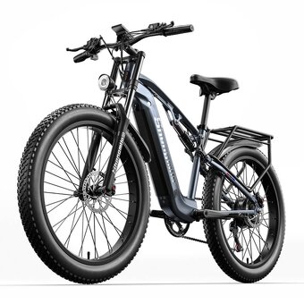 Výkonný fat ebike Shengmilo 26x3.0",500W,17.5Ah 840Wh,50km/ - 12