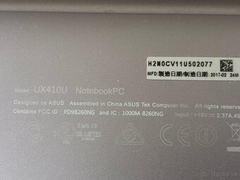 ASUS ZenBook UX410U WIN10 16GB intel-i5 7200U - 12