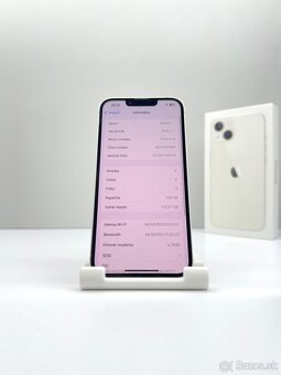 iPhone 13 128GB WHITE TOP STAV ORIGINÁL+PRÍSLUŠENSTVO - 12