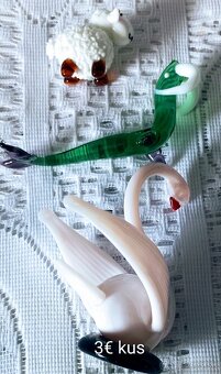 Sklenené dekorácie - zberateľské - 12