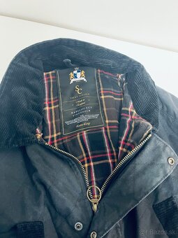 Prešívaná Bunda s Tartanom (Barbour štýl) vel L - 12