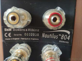 Bowers & Wilkins 804 Nautilus high end reproduktory - 12