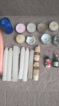 Predám náhrobné kahance,sviečky, svietnik,váhu,nožnice,kôš - 12