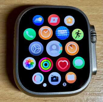Apple Watch Ultra 2 Natural Titanium, 98% batéria, záruka - 12