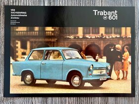 Dobový prospekt Trabant 601 ( 1966 ) česky - 8ks - 12