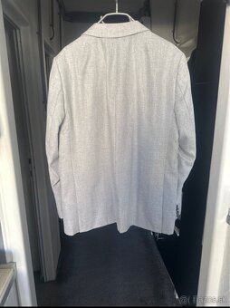 Pánsky krátky elegantný kabát a pánske sako 170cm - 12