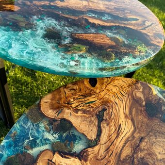 Epoxidový stôl , set konferenčných stolov , epoxidové stoly - 12