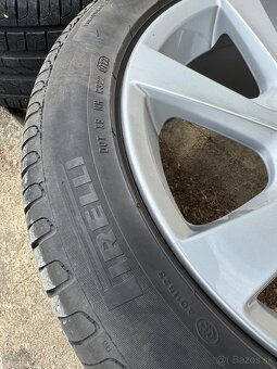 Volvo Hlinikove disky R17 s letnymi pneumatikami 215/60 R17 - 12