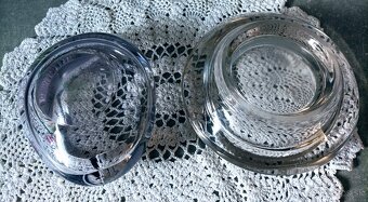 Hutné sklo - váza, misa , popolník - 12