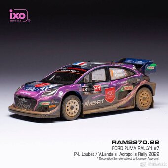Modely Ford Puma Rally1 1:43 IXO - 12