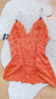 Nočná košieľka XL - oranžová - 12