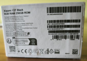 Xiaomi 13T 8/256 GB - 12
