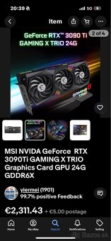 RTX 3090 Ti GAMING X TRIO 24G - 12