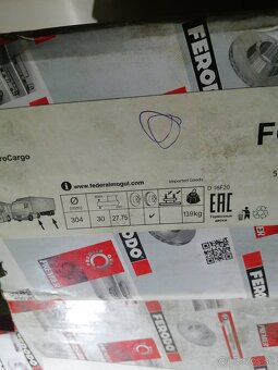 Iveco Daily, DAF, Nissan brzdové kotouče Ferodo - 12