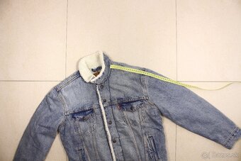 Pánská džínová bunda Levi's Trucker Sherpa M džíska - 12