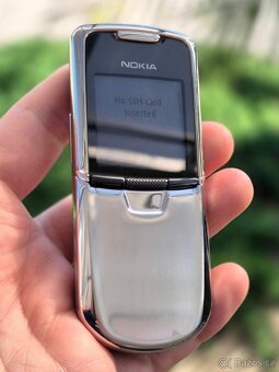 NOKIA 8800 SILVER TOP STAV AKO NOVÝ- BEZ ŠKRABANCA - RARITA - 12