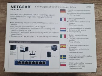 Netgear ProSAFE GS108 GbE switch - 12