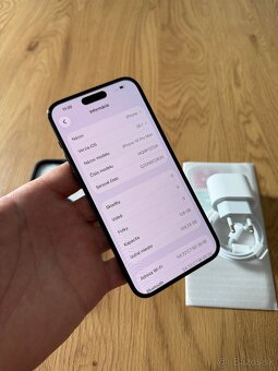 iPhone 14 Pro Max 128 gb Space black v záruke +prislušenstvo - 12