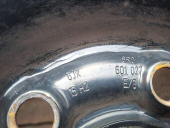 Plechové disky Škoda/VW/Seat R15, 5x100 - 12