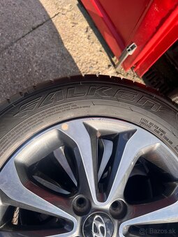 Predám letnú sadu kolies Hyundai i20 4x100 R15, 185/65R15 - 12