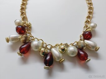 3 ks rôzne krasne bižu nahrdelniky - 12