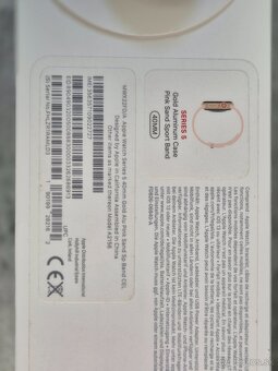 Apple Watch 5 40mm Gold Aluminium Pink Sand - TOP stav - 12