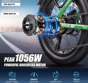 Skladací elektrobicykel Vitilan U3 - 12