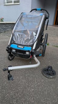 Thule Chariot Sport Blue – TOP STAV, málo používaný - 12