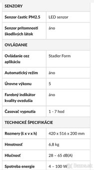 Čistička vzduchu ROGER - 12