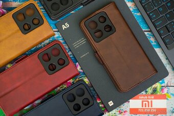 Zatváracie puzdro s bočným pásikom pre Xiaomi, Redmi a Poco - 12