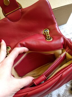 Kožená kabelka Pinko puff - 12