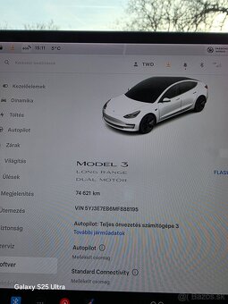 Tesla model 3 Long Range 366 kw Refresh Model 2021 74621km - 12