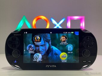 PS Vita Crystal Black OLED 256 GB 5000 hier -komplet balenie - 12