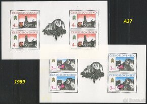 Poštové známky, filatelia: ČSSR 1945-92, aršíky - Umenie - 12