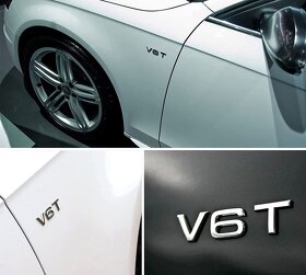 Napis logo znak AUDI V6T V8T na blatniky - 12