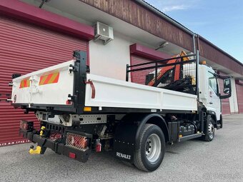 Renault D 6,5 150 sklápač s hydraulickou rukou palfinger - 12