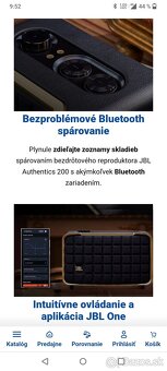 JBL Authentics 200 - nový bluetooth reproduktor sk záruka. - 12