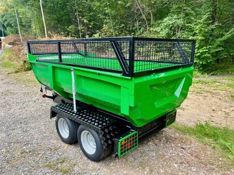 Sklápěcí přívěsný vozík do 750 kg – za auto i čtyřkolku malo - 12