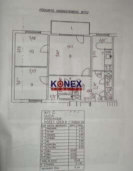 NA PREDAJ – 3-izbový byt Trebišov - 12
