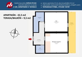 Fantastický 2-izb. apartmán – Tatranská Štrba, Vysoké Tatry - 12