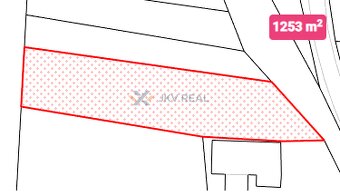 Na predaj stavebný pozemok - 1253 m² v obci Kečkovce - okres - 12