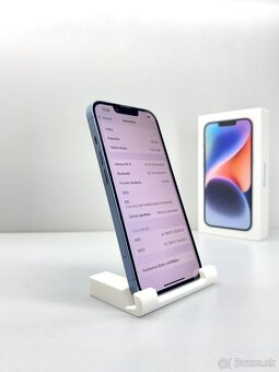 iPhone 14 BLUE TOP STAV ORIGINÁL + ZÁRUKA - 12