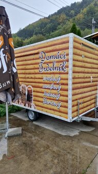 Food truck pojazdný bufet, predajňa gastro príves - 12