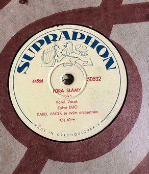 STAROŽITNÉ ORIGINÁLNE GRAMOFÓNOVÉ DOSKY - 12