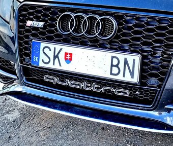 Audi QUATTRO NAPIS OZNACENIE LOGO DO MASKY - 12