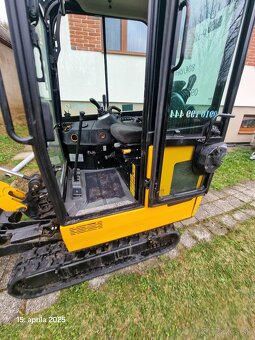 Prenájom minibagra JCB 16c - 12